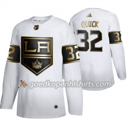 Los Angeles Kings Jonathan Quick 32 Adidas 2019-2020 Golden Edition Wit Authentic Shirt - Mannen